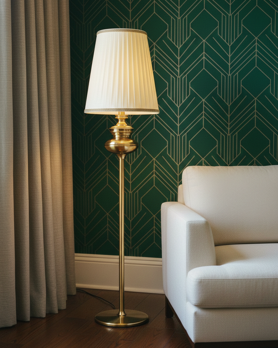 Regent Vellum Floor Lamp 