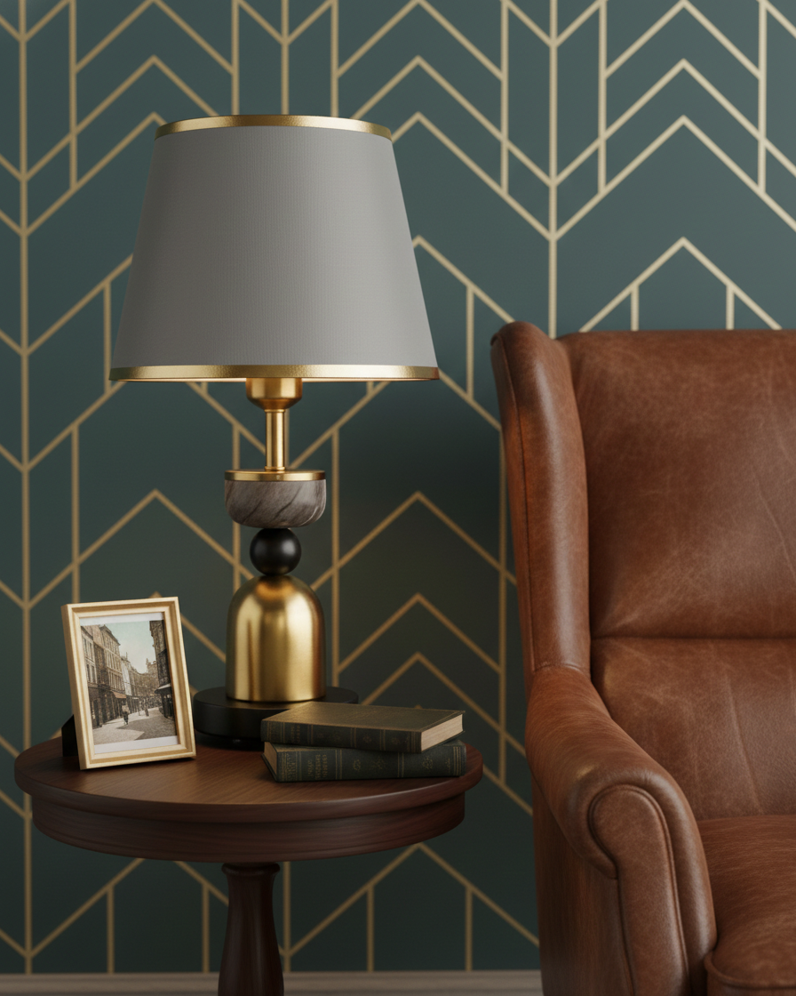 Corvella Noir Table Lamp 