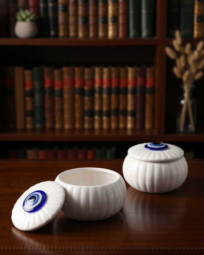 Evil Eye Trinket Keeper - Set Of 2
