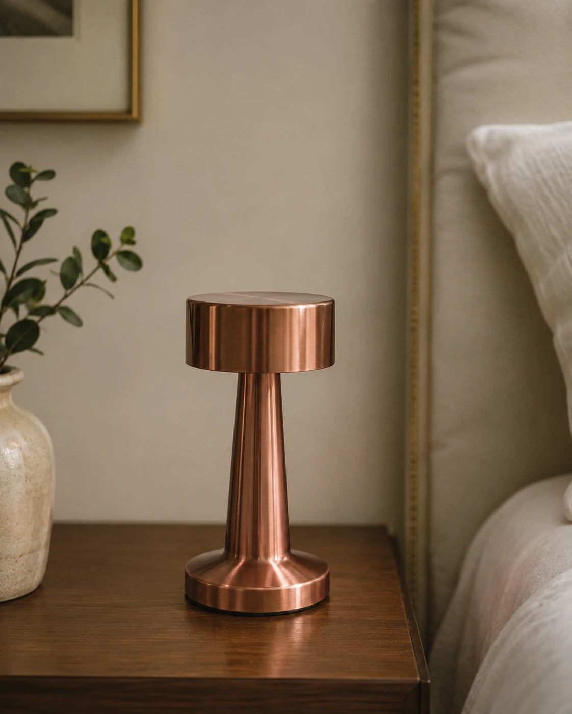 Luma Touch Table Lamp - Rose Gold 