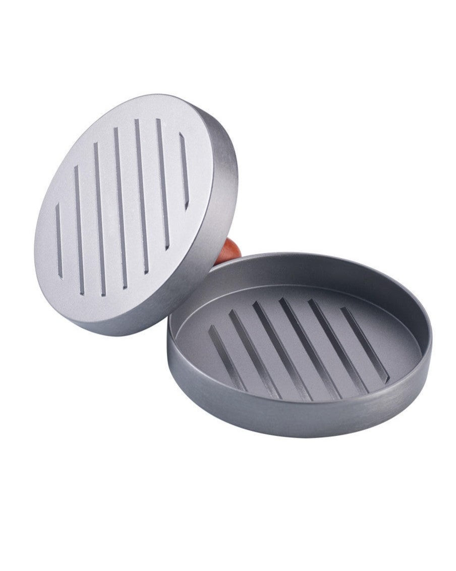 Burger Press With Wooden Handle - The Decor Kart 