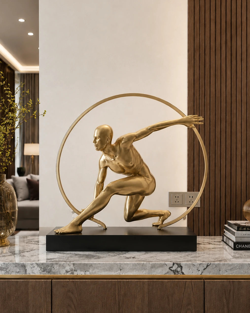 The Kinetic Momentum Sculptural LED Table Lamp 