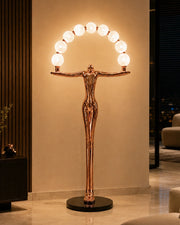 Celestial Arch Lamp - Rose Gold