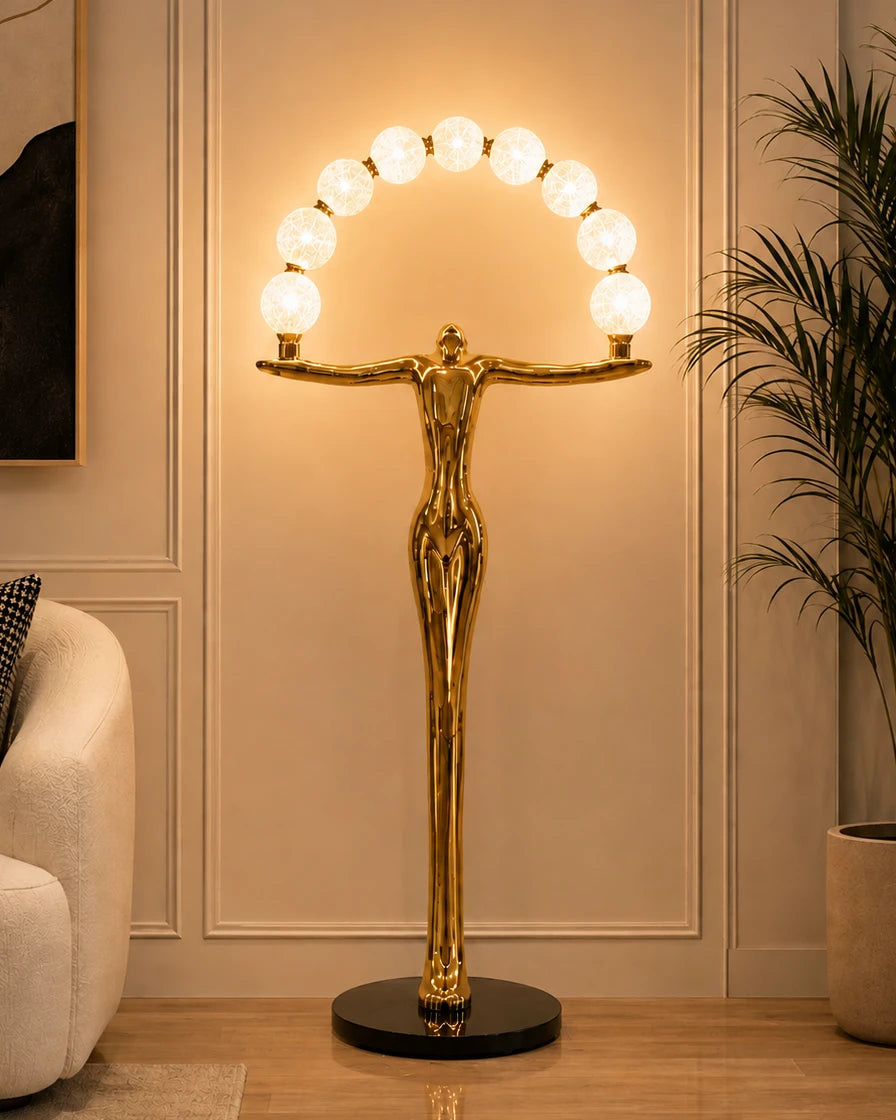 Celestial Arch Lamp - Gold 