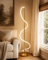 The Serpentine Aura LED Floor Lamp 
