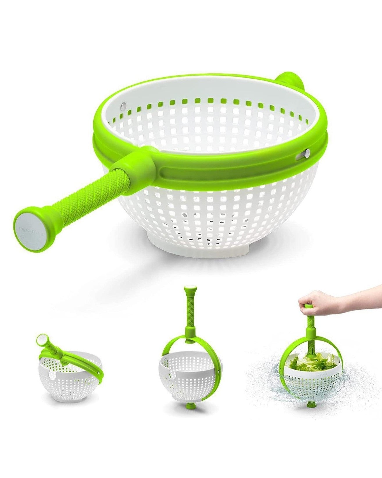 Vegetable Washer Rotating Spinner Basket - The Decor Kart 