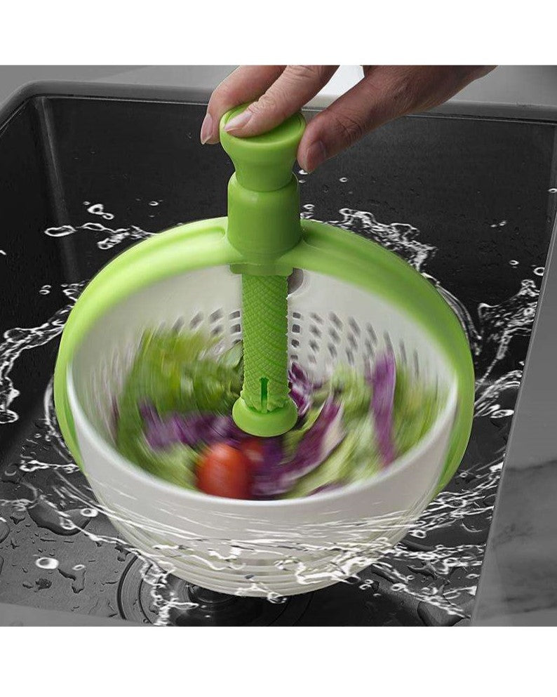 Vegetable Washer Rotating Spinner Basket - The Decor Kart 
