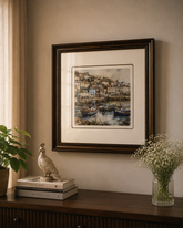 Riverside Old Town Print "25x25" Inches 