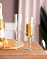 Bottle Shaped Wine Glass - Set Of 6 - The Decor Kart 