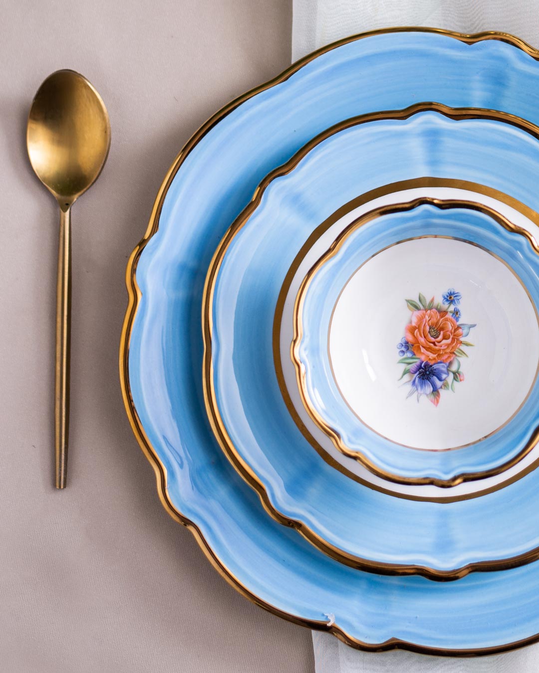Cerulean Serving Bowl - Blue