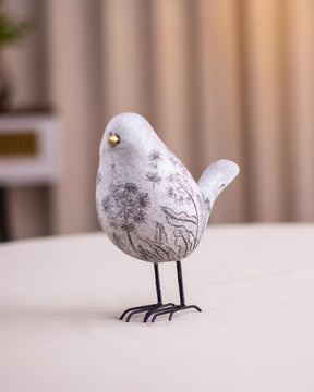 Folk Art Bird Figurine - Large