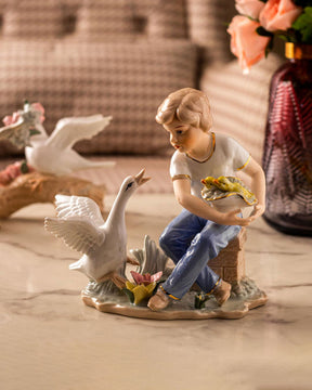 Beautiful Boy - Fine Porcelain Figurine - The Decor Kart 