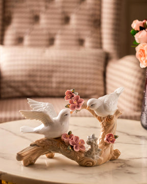 Heavenly Doves - Fine Porcelain Figurine - The Decor Kart 