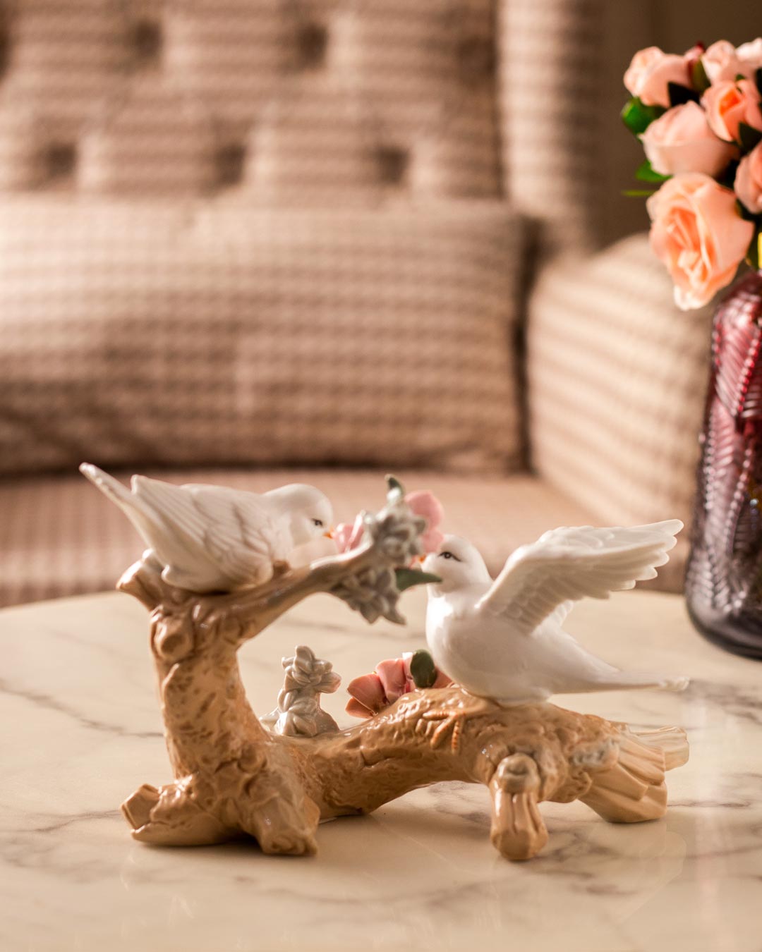 Heavenly Doves - Fine Porcelain Figurine - The Decor Kart 