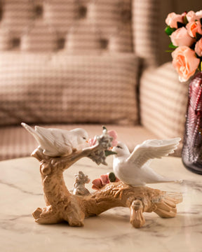 Heavenly Doves - Fine Porcelain Figurine - The Decor Kart 