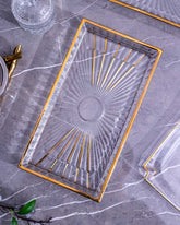 Crystal Glass Lismore  Serving Tray