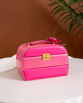 'Trinket Trove' The Jewelry Storage Box - Pink
