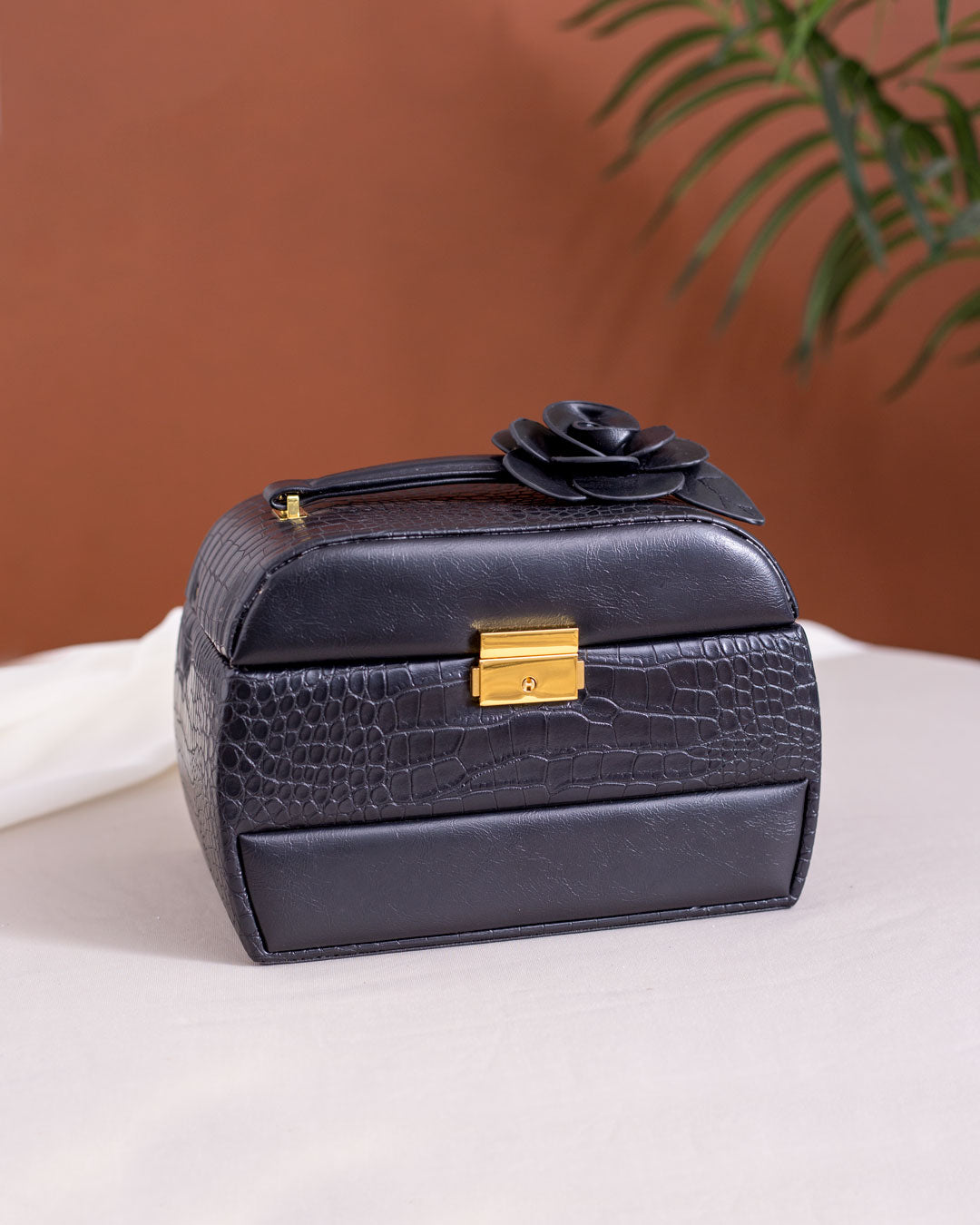 'Trinket Trove' The Jewelry Storage Box - Black - The Decor Kart 