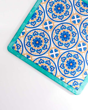 Artisanal Moroccan Trivet - Blue