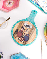 Espresso Elegance Coffee Trivet - Blue