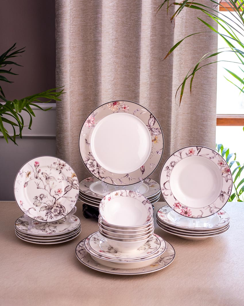 Luxe Blooms Bowl - The Decor Kart