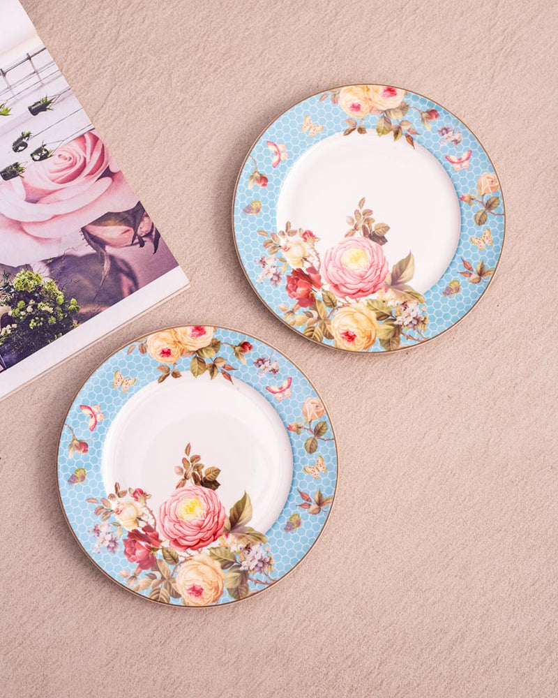 Ivor Floral-inspired Dessert Plates