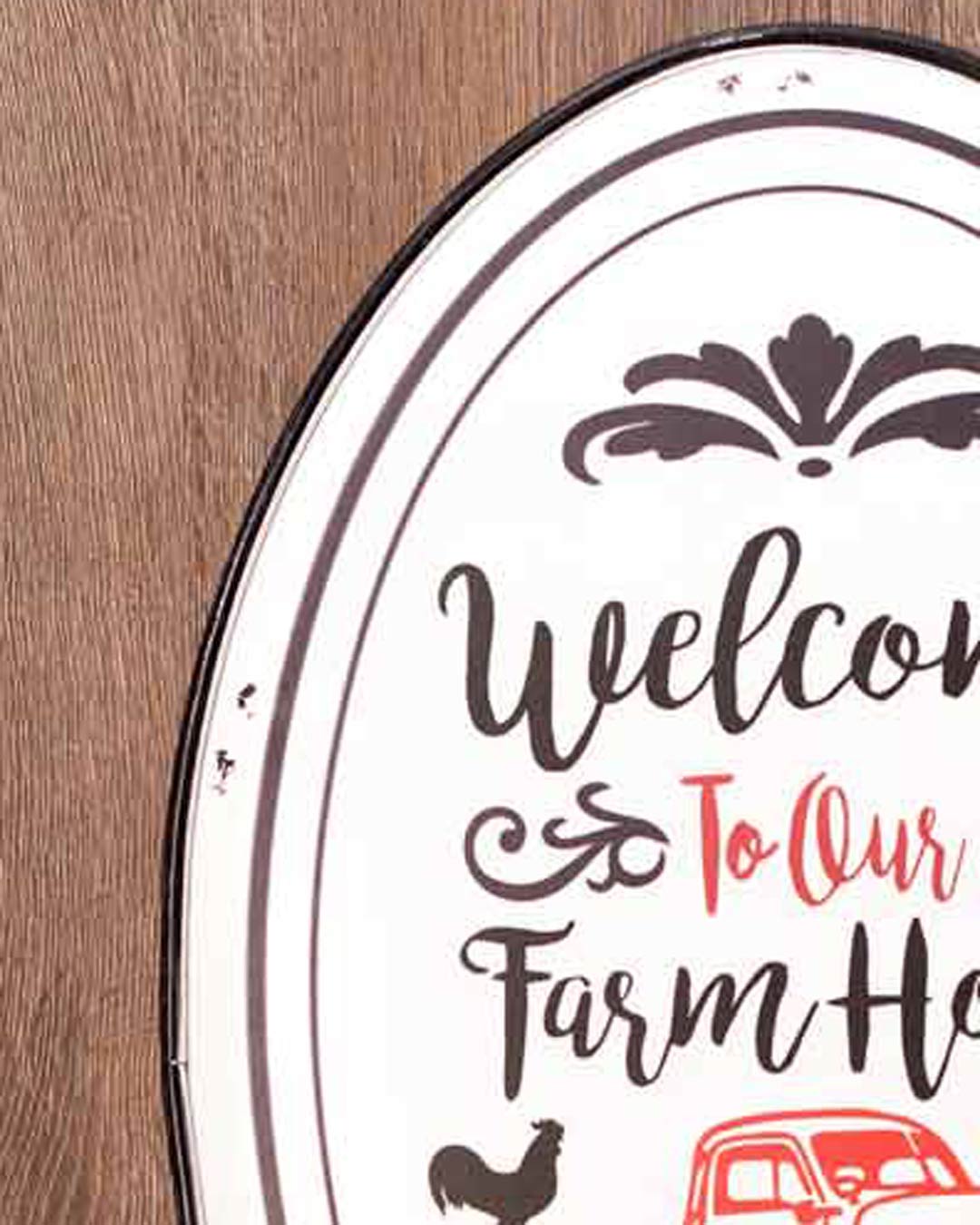 'Welcome to our Farm House' Tin Bar Sign