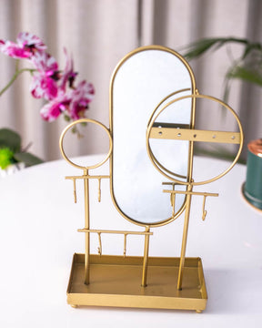 Lavish Tabletop Vanity Mirror with Organiser