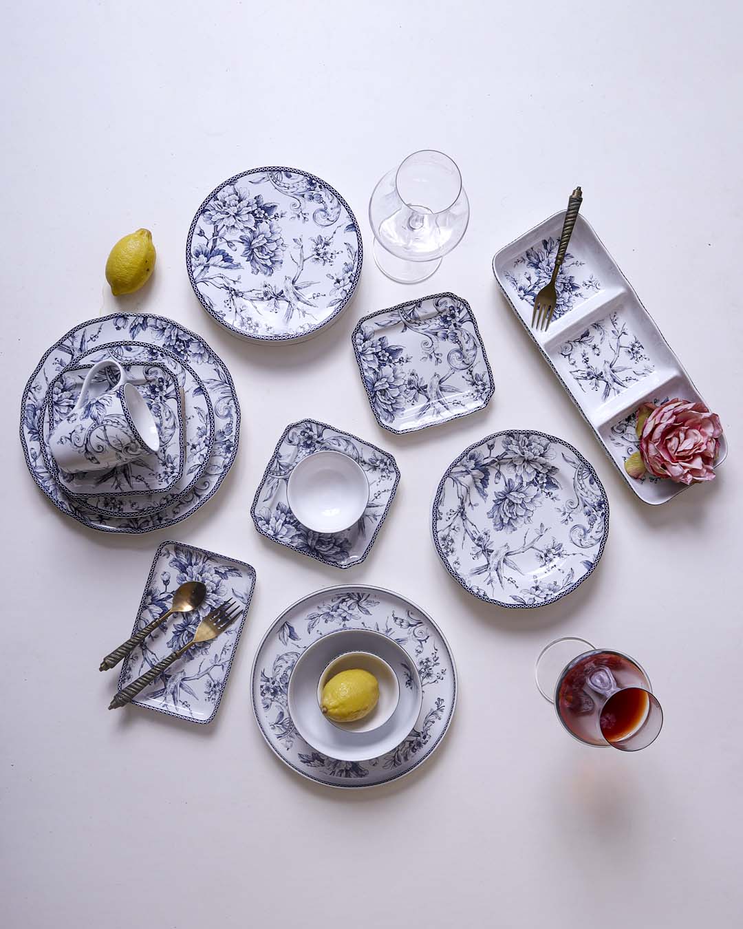 Adelaide Blue Cereal Bowl - Set of 2 