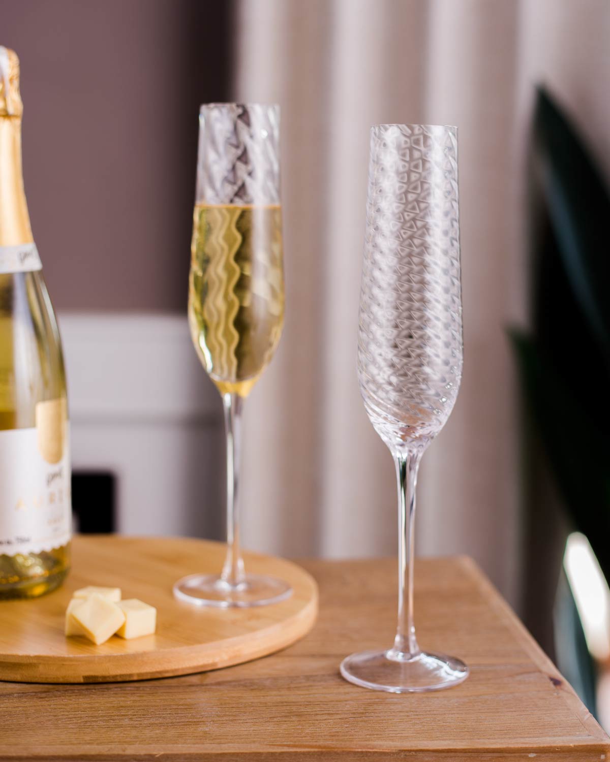 Libbey Renewal Wine Flutes Glass - Set of 6