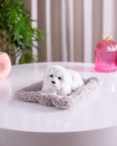 Playful Pup Tabletop Plush Toy - The Decor Kart 