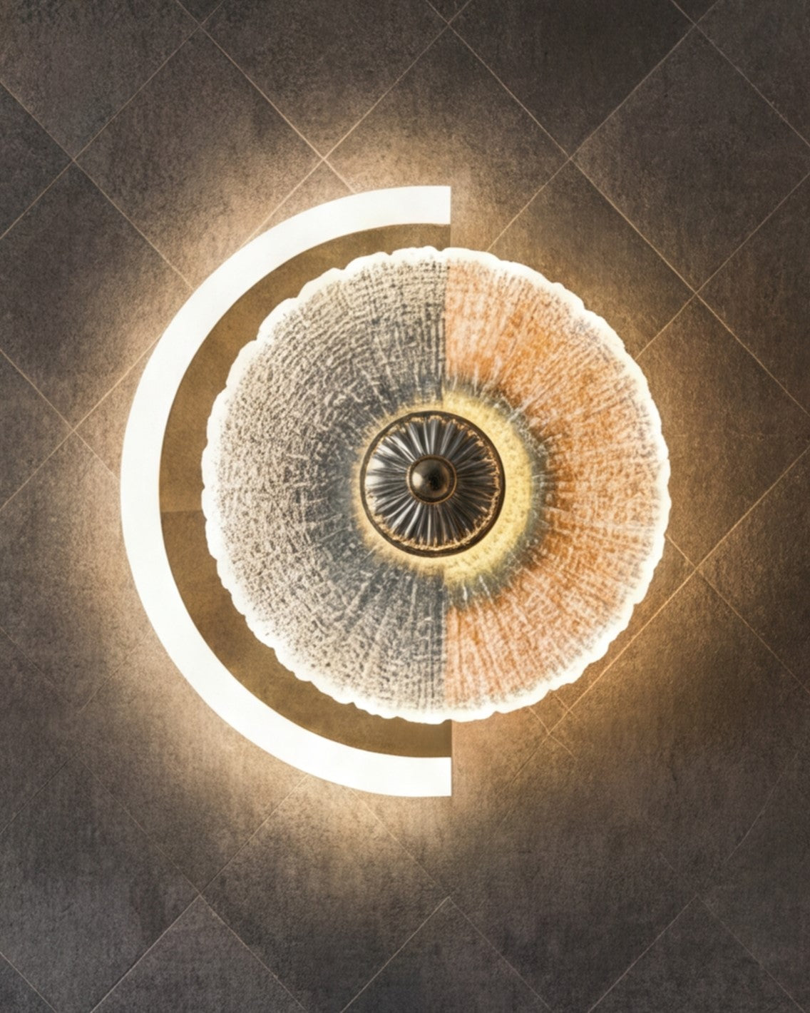 Modern Designer Glass Wall Light 