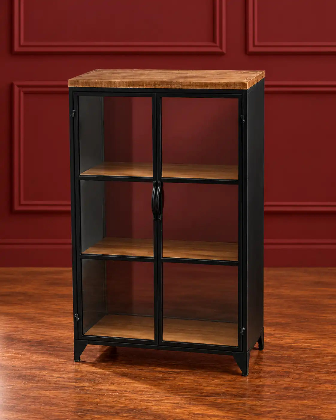 Noir Glass Display Cabinet