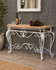 Provence Scrollwork Console Table
