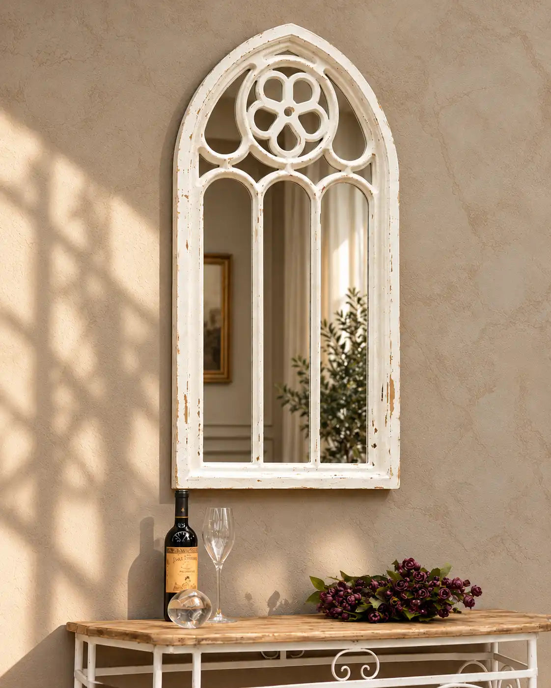 Cathedral Crest Arch Mirror