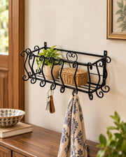 Filigree Scroll Wall Planter - Small