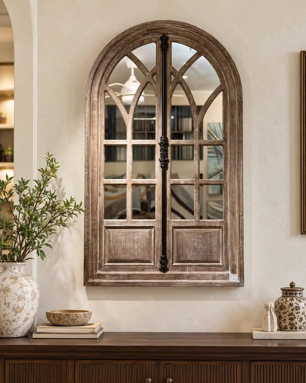 The Cathedral Arch Window Mirror