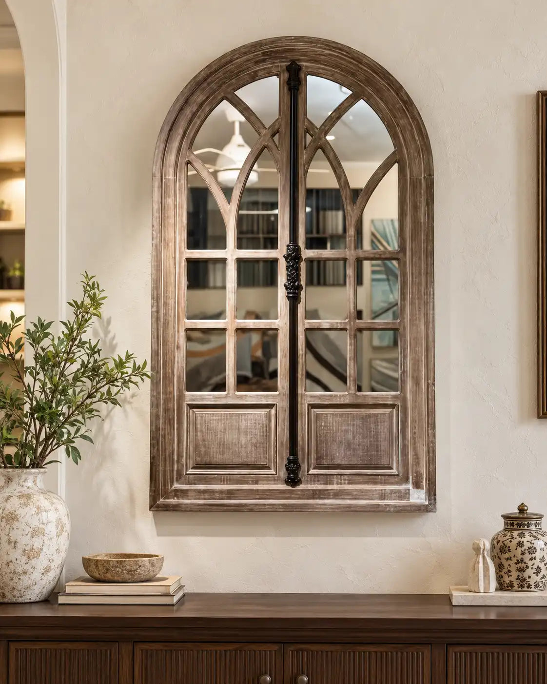 The Cathedral Arch Window Mirror