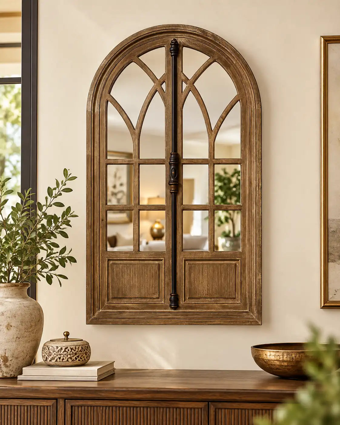 The Cathedral Arch Window Mirror