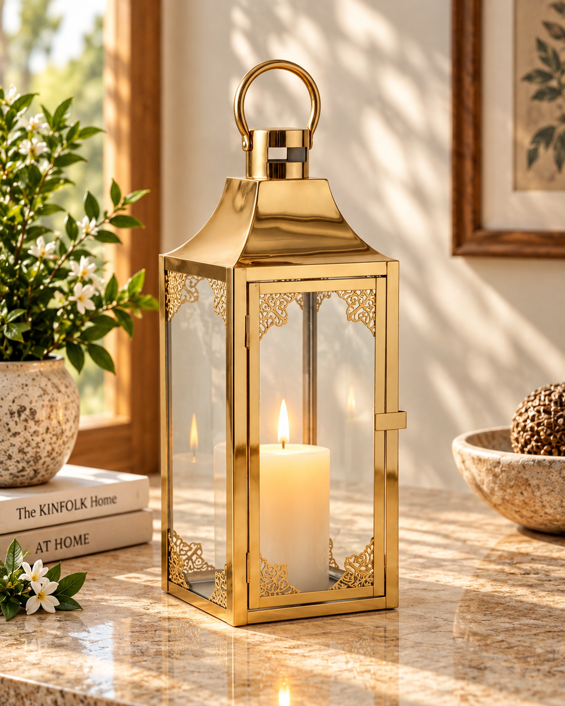 Eloria Grace Lantern Candle Holder - Set Of 3