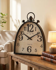 Vintage Arched Old Town Mantel Clock
