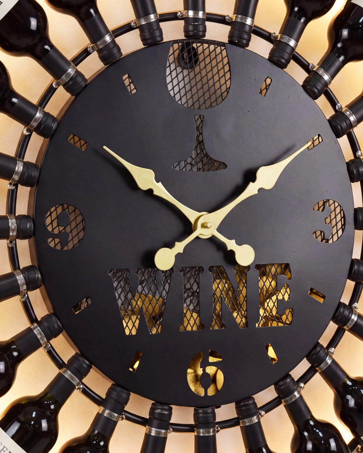 Wine O'Clock Radial Display Clock
