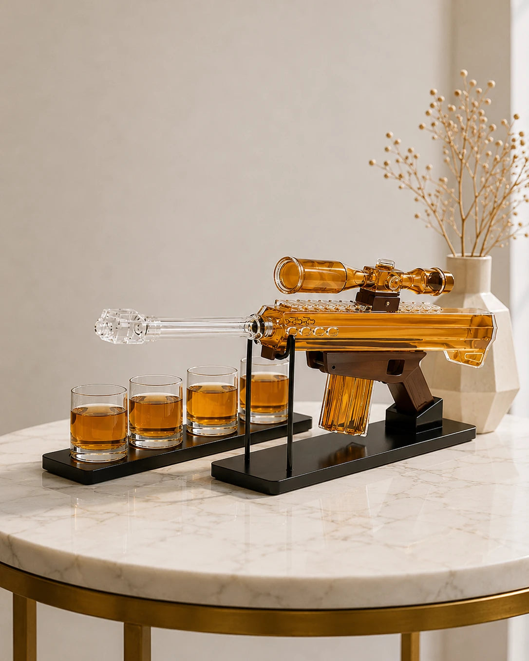 The Sharpshooter's Reserve Whiskey Decanter Set