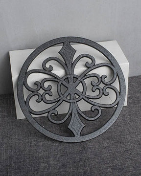 'Fleur De Lis' Cast Iron Trivet - The Decor Kart 