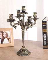 'Constantinople' Cast Iron 5 Arm Candelabra - The Decor Kart 