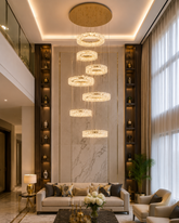 Avelora Celestial Double Height Chandelier 