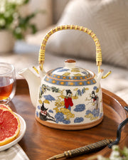 Celestial Pavilion Ceramic Tea Kettle