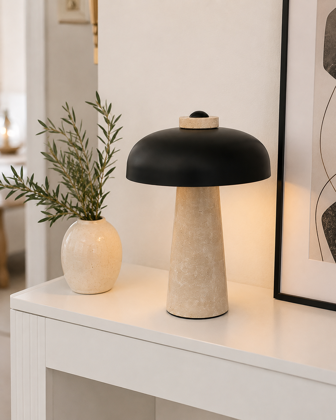 Nero Terra Dome Table Lamp