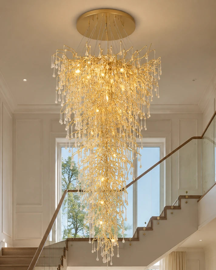 The Gilded Willow Chandelier 