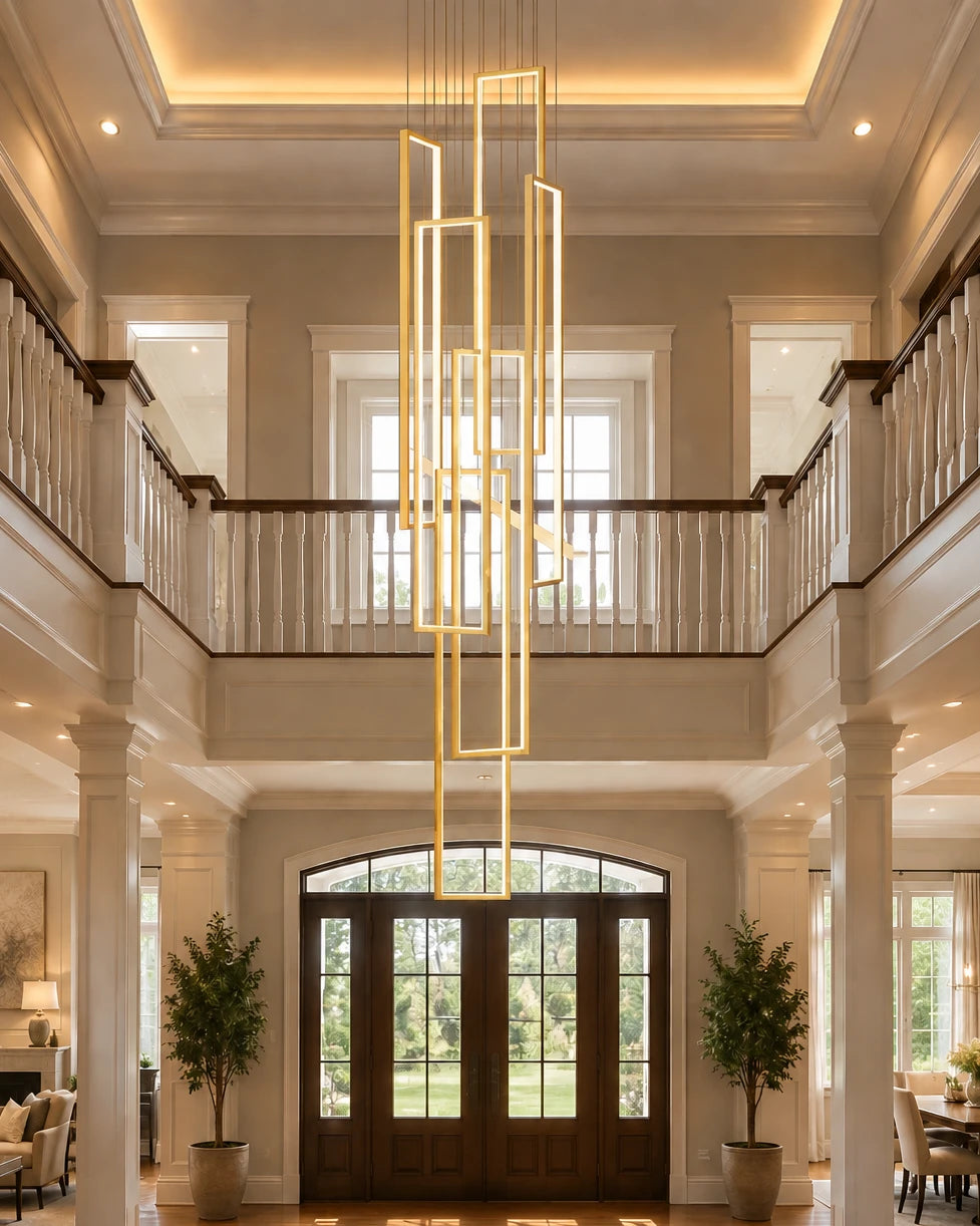 The Ascendant Nexus Chandelier - Gold 